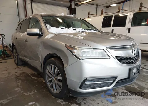 2015 Acura Mdx Technology Package from USA, damaged, VIN 5FRYD4H42FB032270